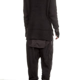 Julius Herren Grobstrick Pullover schwarz