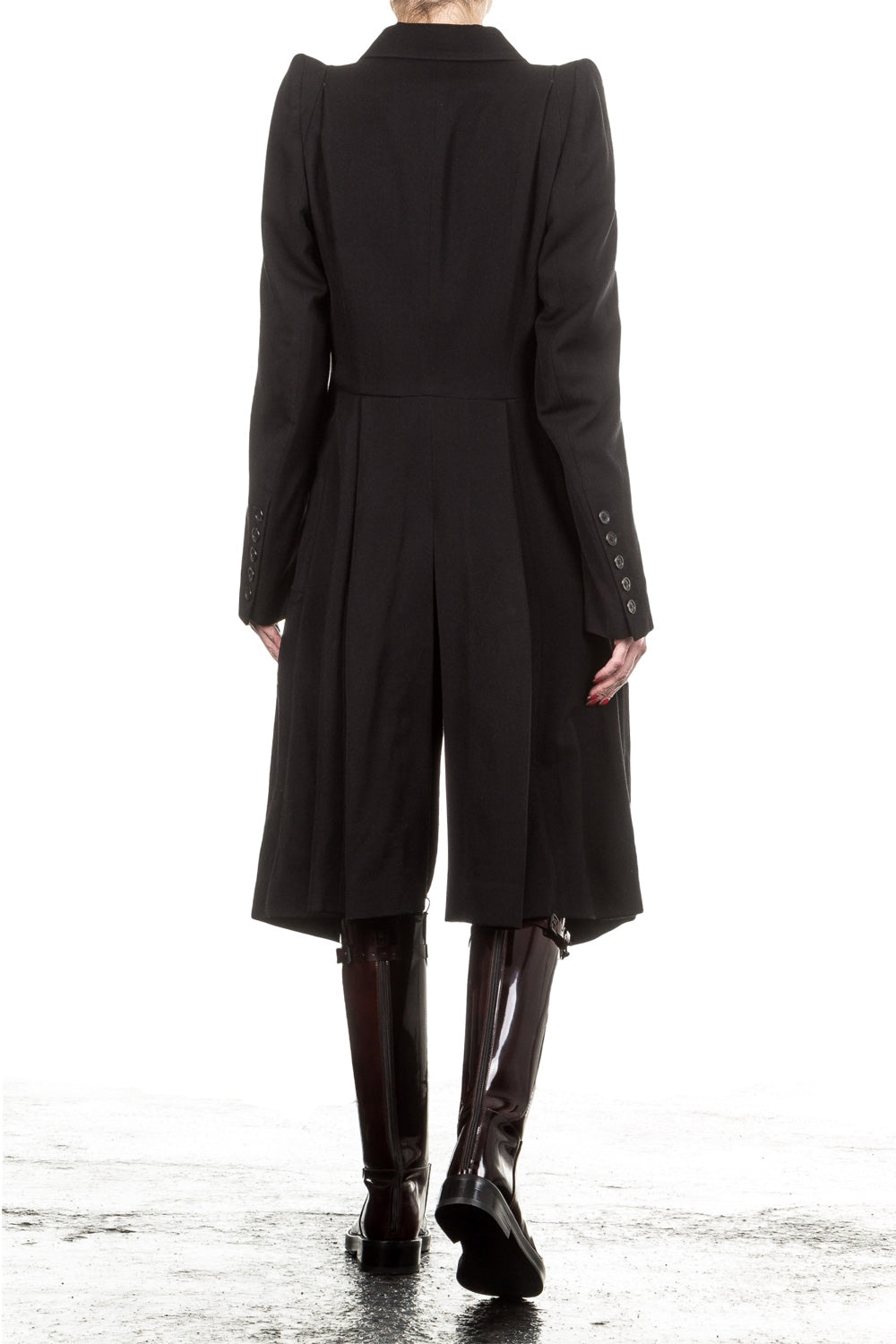 Ann Demeulemeester Damen Mantel schwarz