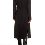 Ann Demeulemeester Damen Wollmantel schwarz