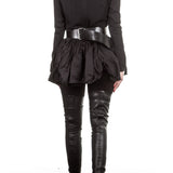 Ann Demeulemeester Damen Wickelrock Avantgarde schwarz 