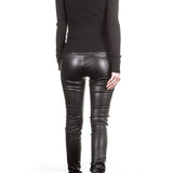 Helmut Lang Damen Pullover Turtle Neck SLASH RIB schwarz