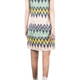 M Missoni Damen Kleid Zick Zack Print multicolor