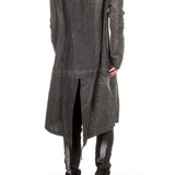 Masnada Herren Leinen Parka LAYERED grau