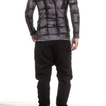 Masnada Herren Kaschmir Pullover grid anthrazit