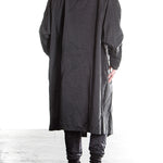 Julius Herren Oversized Mantel Avantgarde schwarz