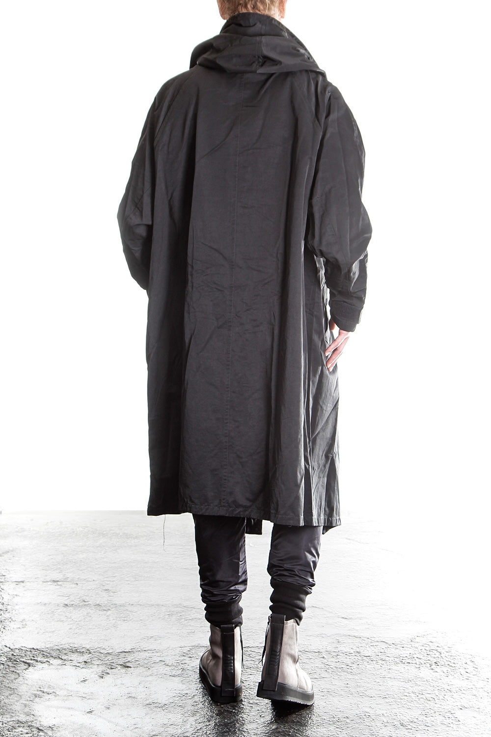 Julius Herren Oversized Mantel Avantgarde schwarz