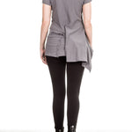 Rundholz Damen T-Shirt Avantgarde grau