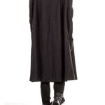 Rundholz Damen Mantel Oversized schwarz