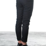 Rundholz Damen Hose Skinny black