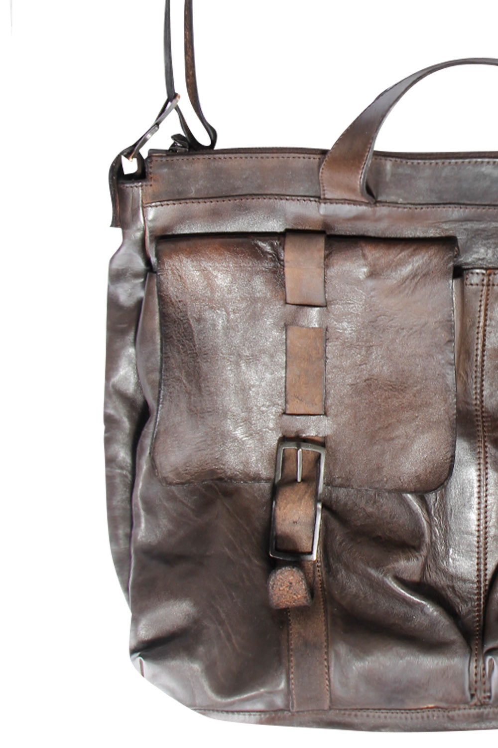 numero 10 Leder Tasche braun