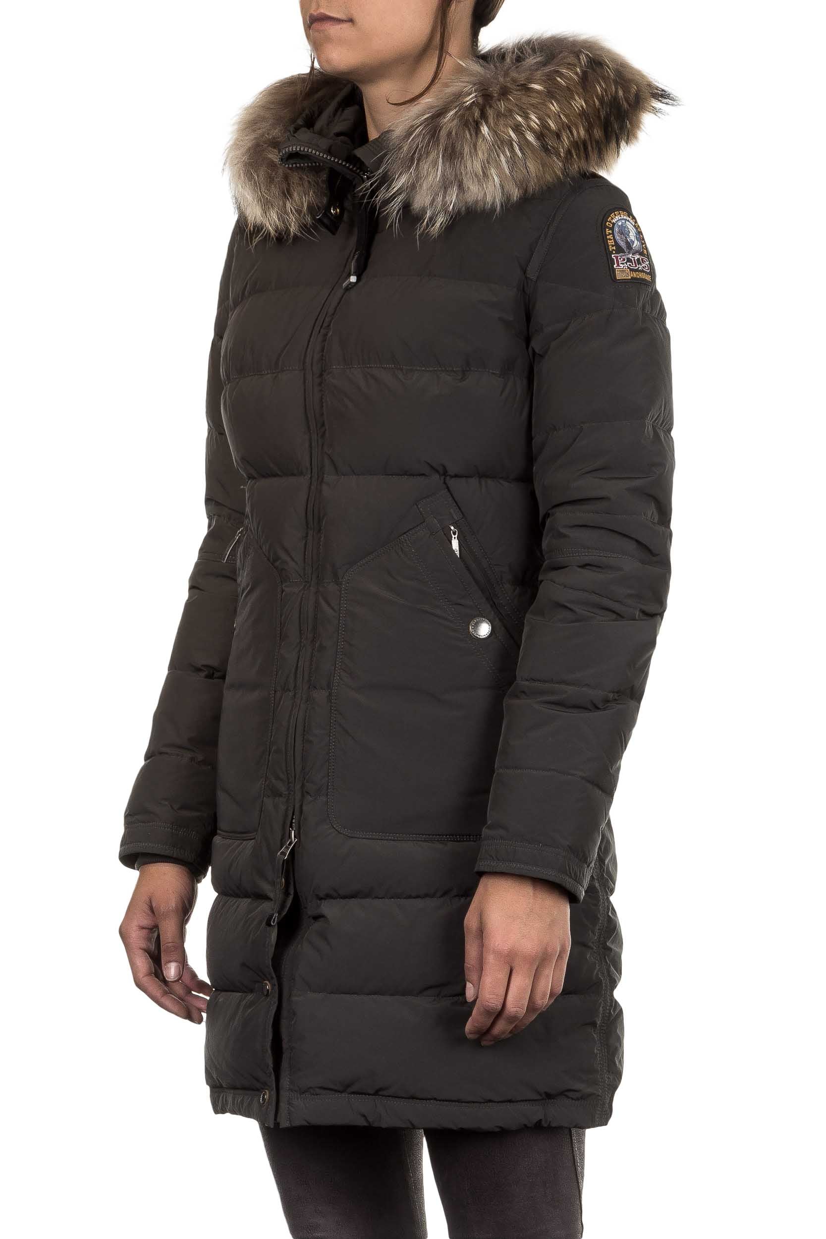 Parajumpers Damen Daunen Kurzmantel LIGHT LONG BEAR olive