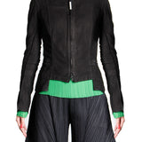 Isaac Sellam Damen Leder Jacke schwarz