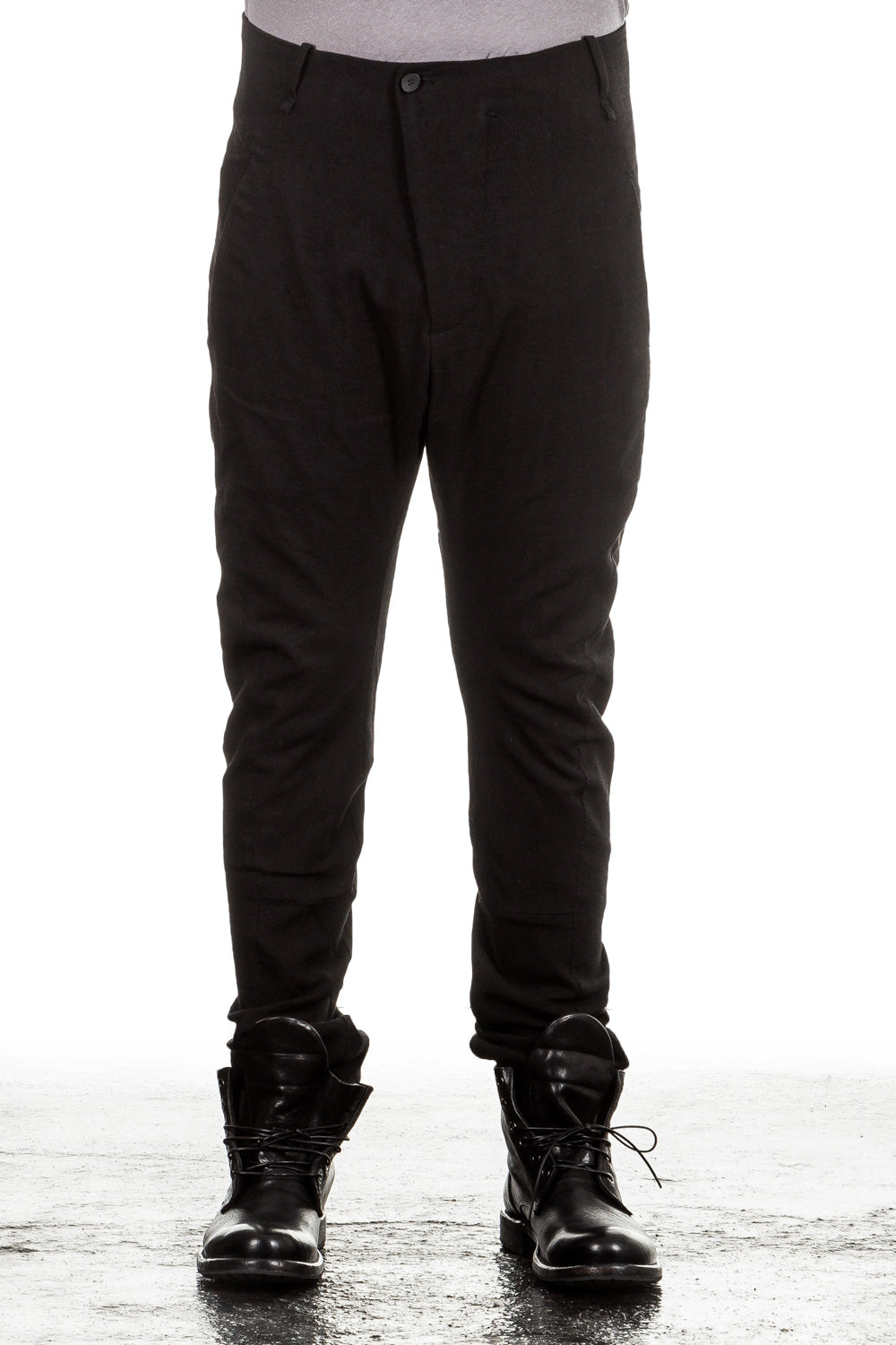 Masnada Herren Hose BAGGY PANTS schwarz