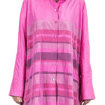 Katharina Hovman Damen Bluse Tunika pink