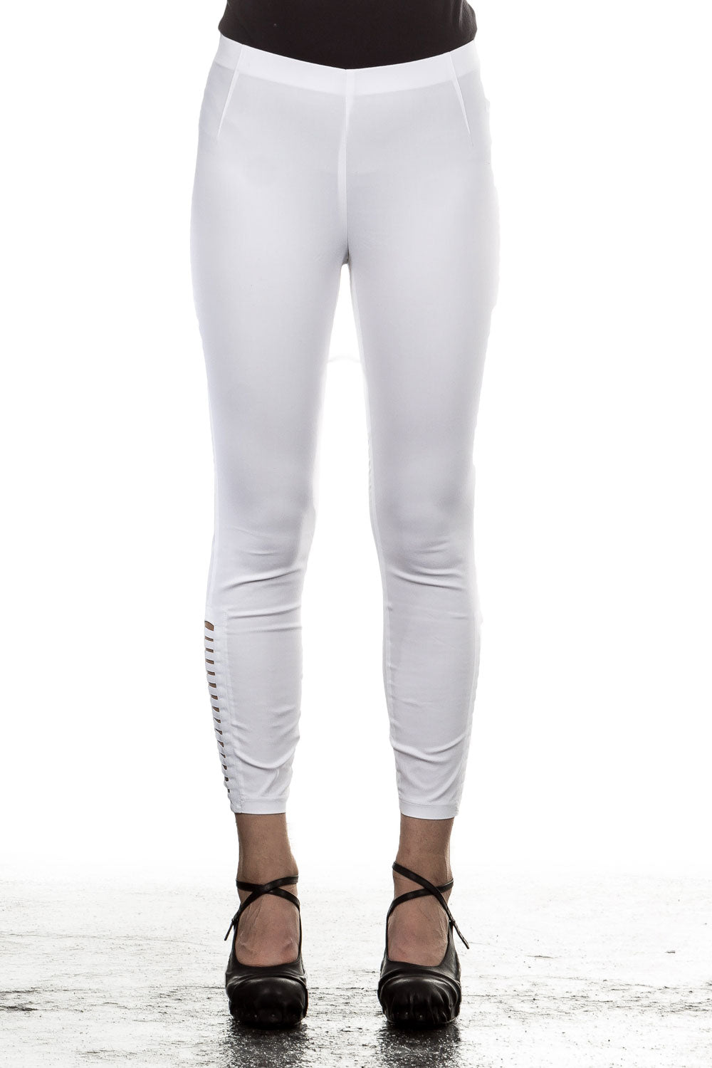 Minx Damen Hose ADI Cut-Out-Effekt weiß