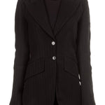 Ann Demeulemeester Damen Gehrock schwarz