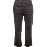 Rick Owens DRKSHDW Damen 7/8  Jeans gewachst schwarz