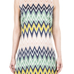 M Missoni Damen Kleid Zick Zack Print multicolor