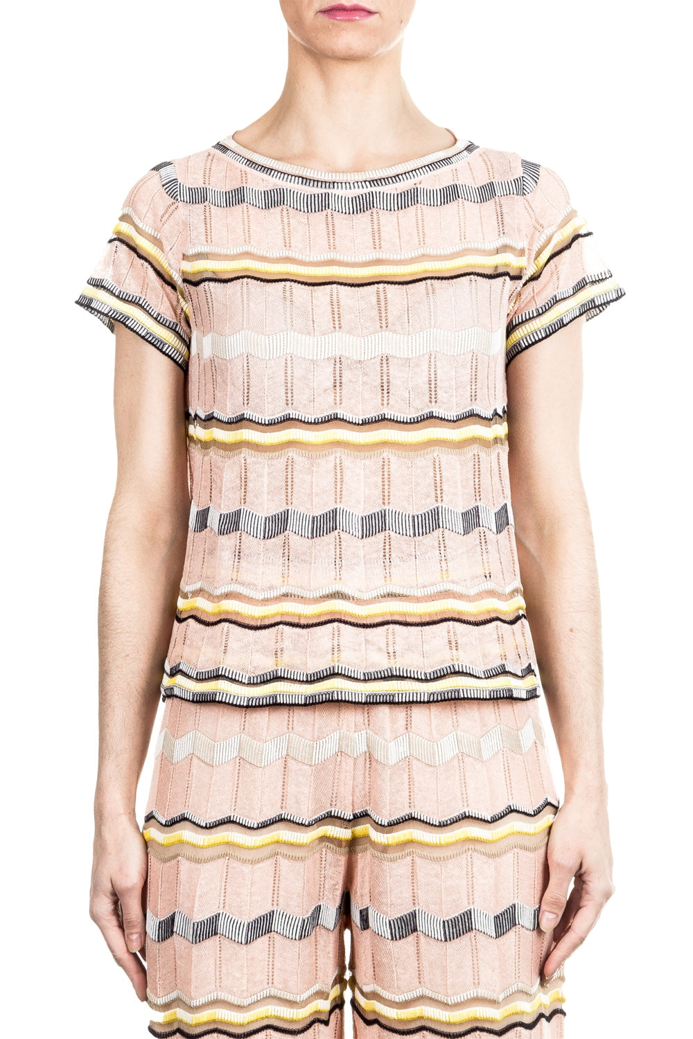 M Missoni Damen Strick Shirt multicolour