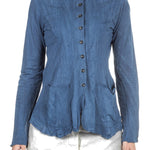 Rundholz Damen Jacke blau