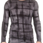 Masnada Herren Kaschmir Pullover grid anthrazit