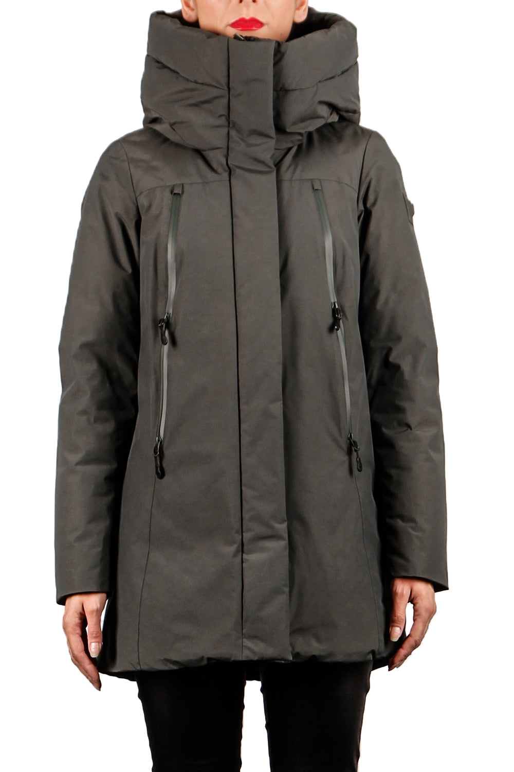 OUTHERE Damen Thermo Parka CALLA DOWN JACKET grün