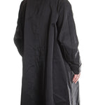 Julius Herren Oversized Mantel Avantgarde schwarz