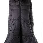 Rundholz Damen Thermo Parka  schwarz