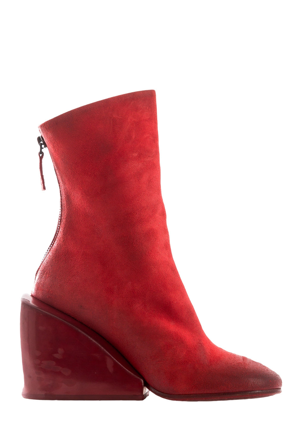 Marsèll Damen Stiefel mit Zip MASSICCIA rot