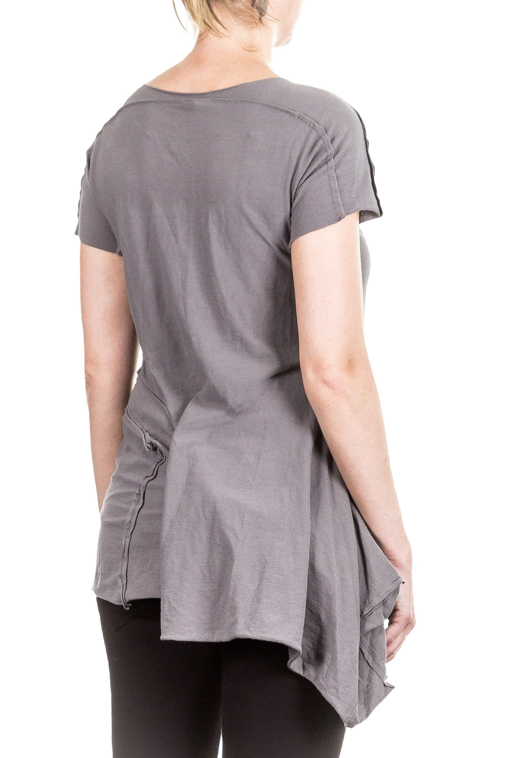 Rundholz Damen T-Shirt Avantgarde grau