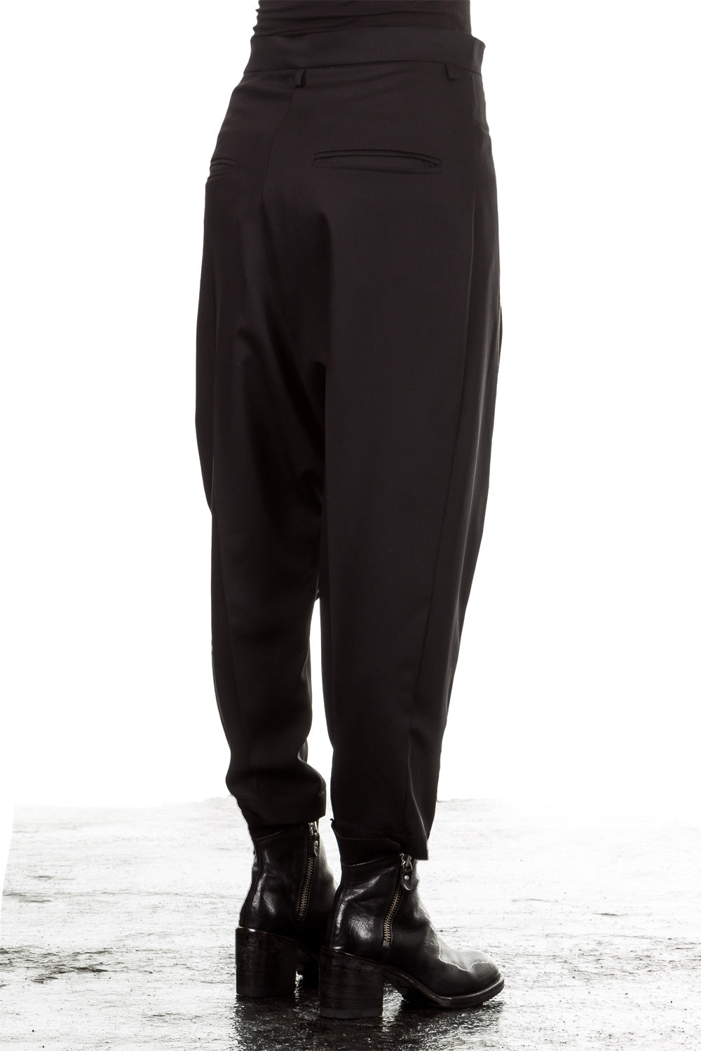 Rundholz Damen Hose Avantgarde schwarz