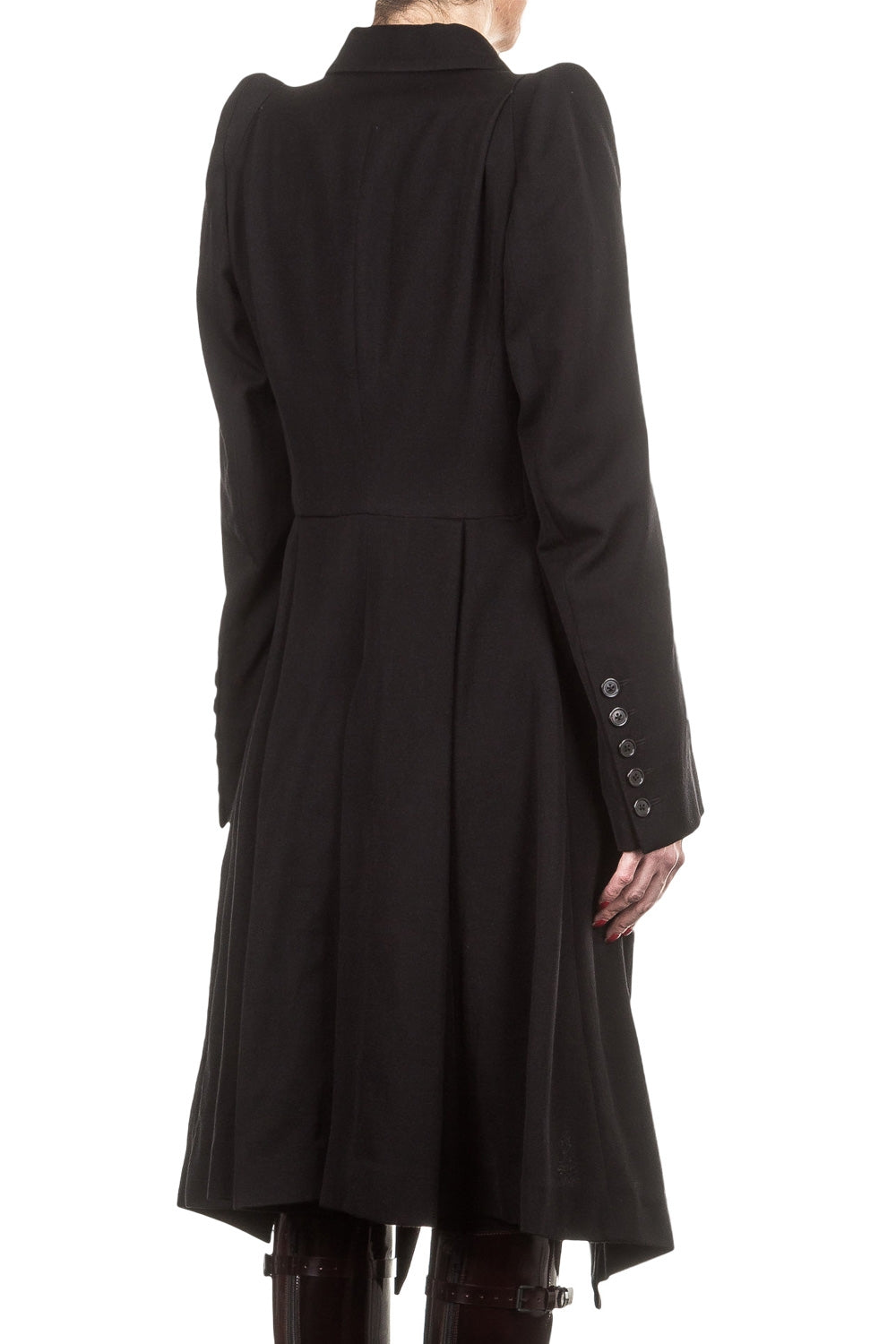 Ann Demeulemeester Damen Mantel schwarz