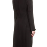 Ann Demeulemeester Damen Wollmantel schwarz