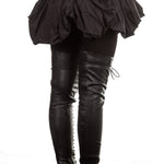 Ann Demeulemeester Damen Wickelrock Avantgarde schwarz 