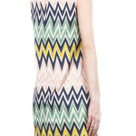 M Missoni Damen Kleid Zick Zack Print multicolor