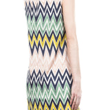 M Missoni Damen Kleid Zick Zack Print multicolor