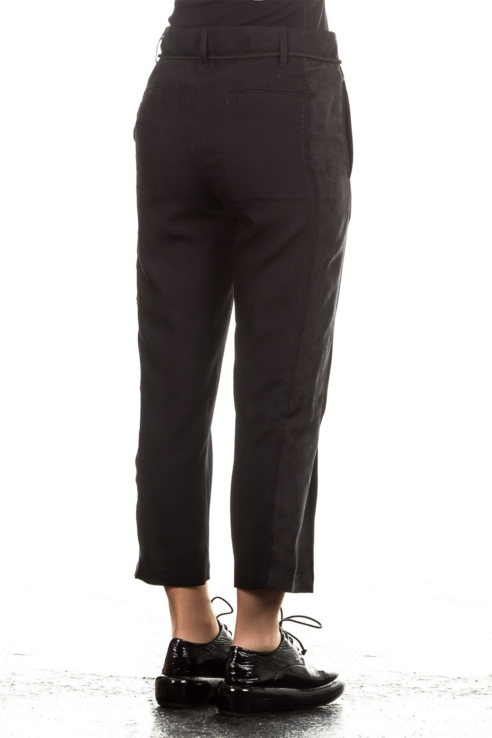 Ann Demeulemeester Damen Hose Avantgarde schwarz 