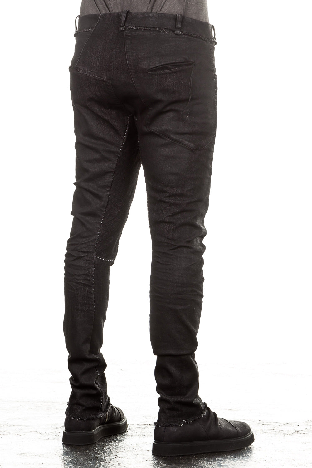 Masnada Herren Hose CRUCIATE JEANS schwarz