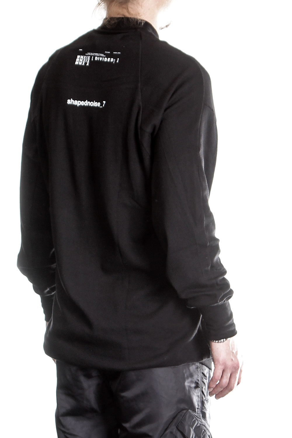 Julius Herren Oversized Langarm Sweatshirt schwarz