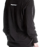 Julius Herren Oversized Langarm Sweatshirt schwarz