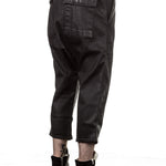 Rick Owens DRKSHDW Herren 7/8 Jeans Avantgarde schwarz