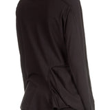 Rundholz Damen Langarmshirt Avantgarde schwarz