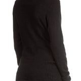 Rundholz Damen Kaschmirpullover Avantgarde schwarz