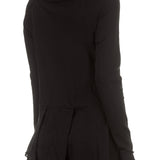 Rundholz Damen Langarmshirt Avantgarde schwarz