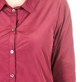 Katharina Hovman Damen Bluse weinrot