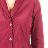 Katharina Hovman Damen Bluse weinrot