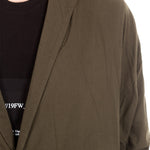 Julius Herren Mantel Oversized Avantgarde khaki