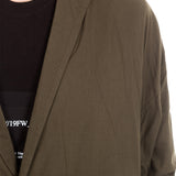 Julius Herren Mantel Oversized Avantgarde khaki