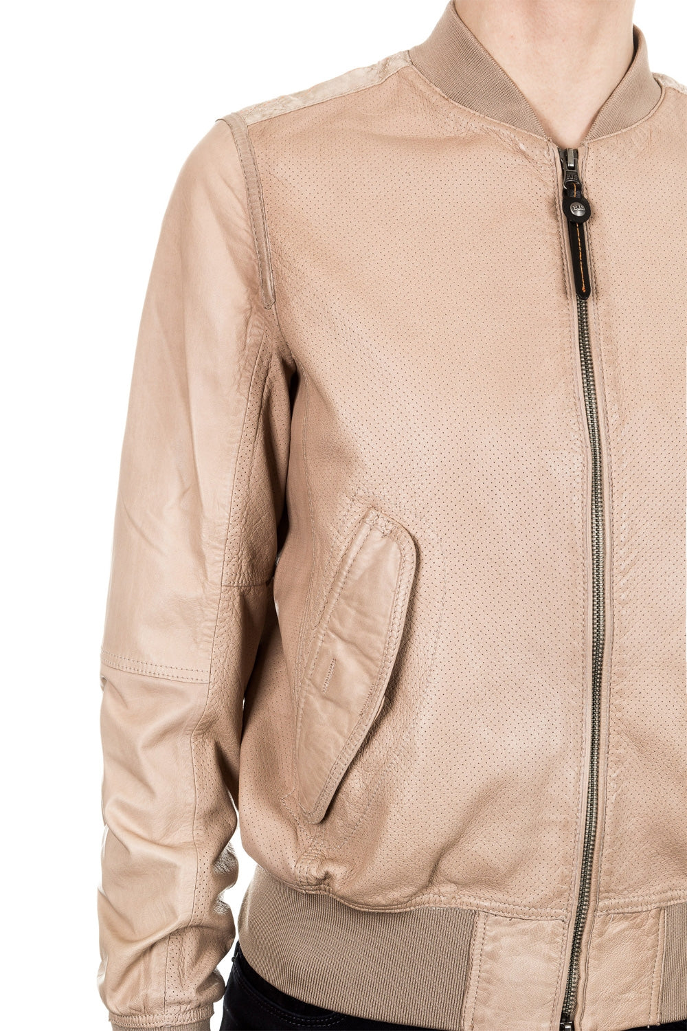 Parajumpers Lederjacke FLEUR beige