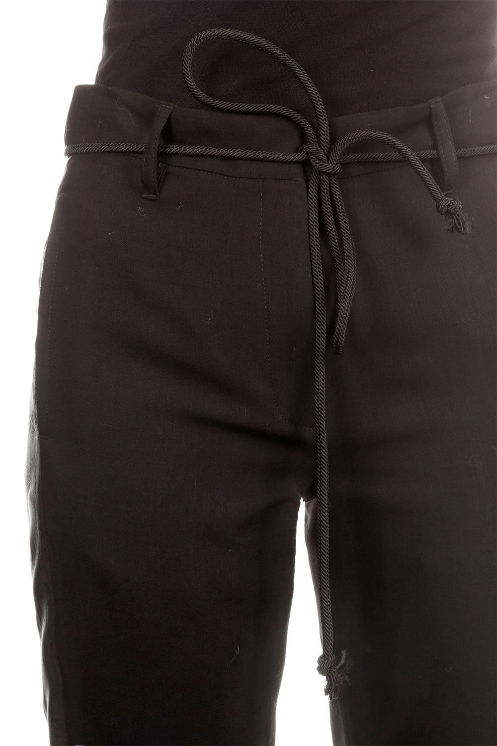 Ann Demeulemeester Damen Hose Avantgarde schwarz 